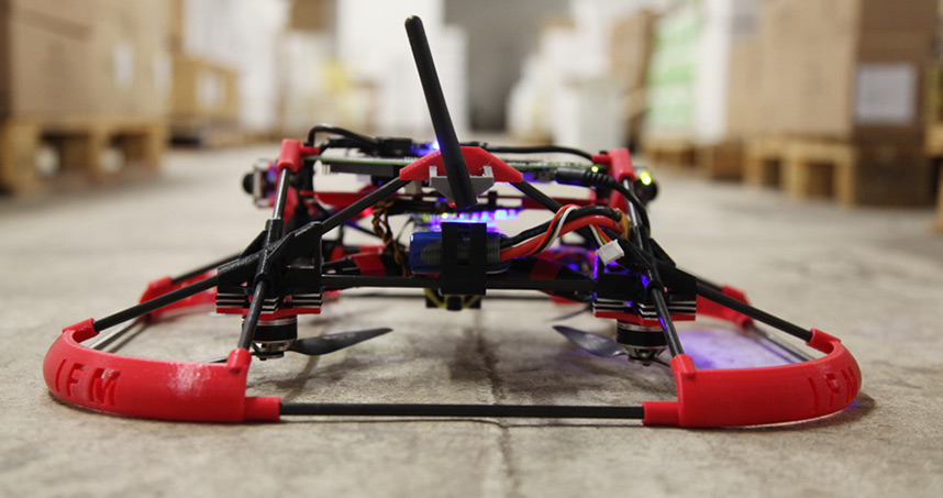 Student-founded Intelligent Flying Machines, Inc. develops intelligent, high-performance drones, allowing their users to remotely inspect indoor construction sites.
