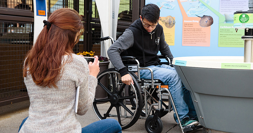 All first-year Northwestern Engineering students take Design Thinking and Communication where they work on design problems submitted from nonprofits, entrepreneurs, and industry members.