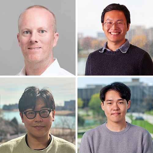 Clockwise, from top left: Ted Sargent, Bin Chen, Deokjae Choi, Donghoon Shin