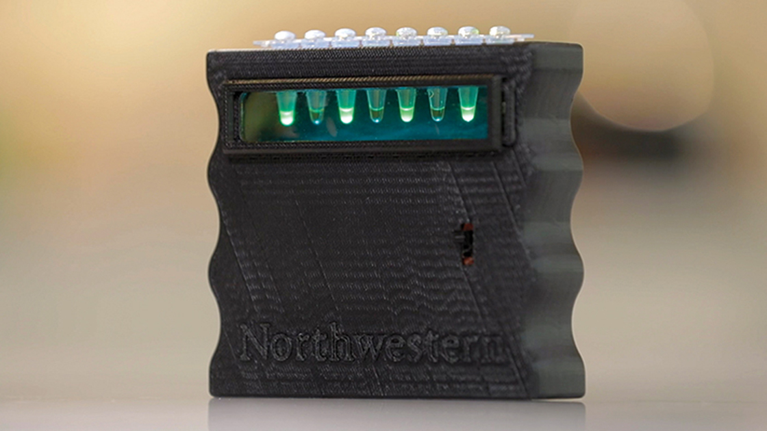 Professor Julius Lucks has led the development of a portable, low-cost solution for detecting contaminants in water: ROSALIND. 