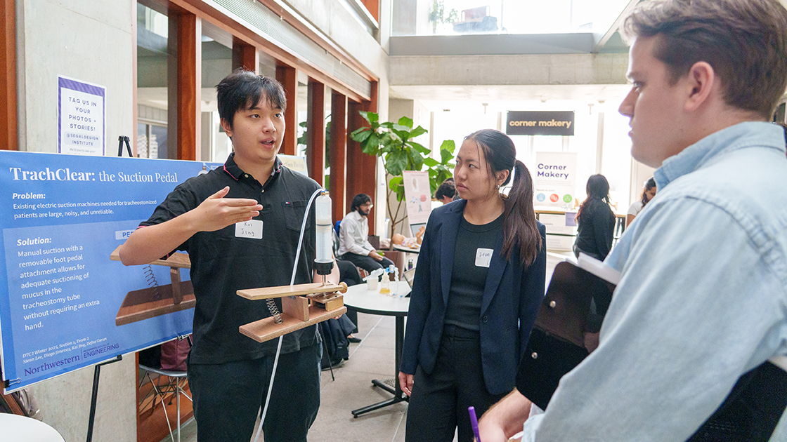 A DTC team presents a prototype.